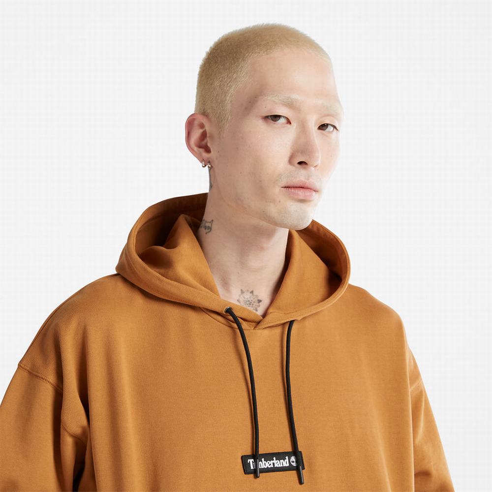 Timberland Heavyweight Kapüşonlu Sweatshirt Erkek Açık Kahverengi | TR-9108Q