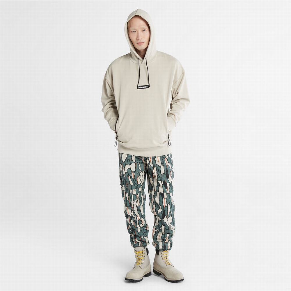 Timberland Heavyweight Kapüşonlu Sweatshirt Erkek Açık Gri | TR-9314W