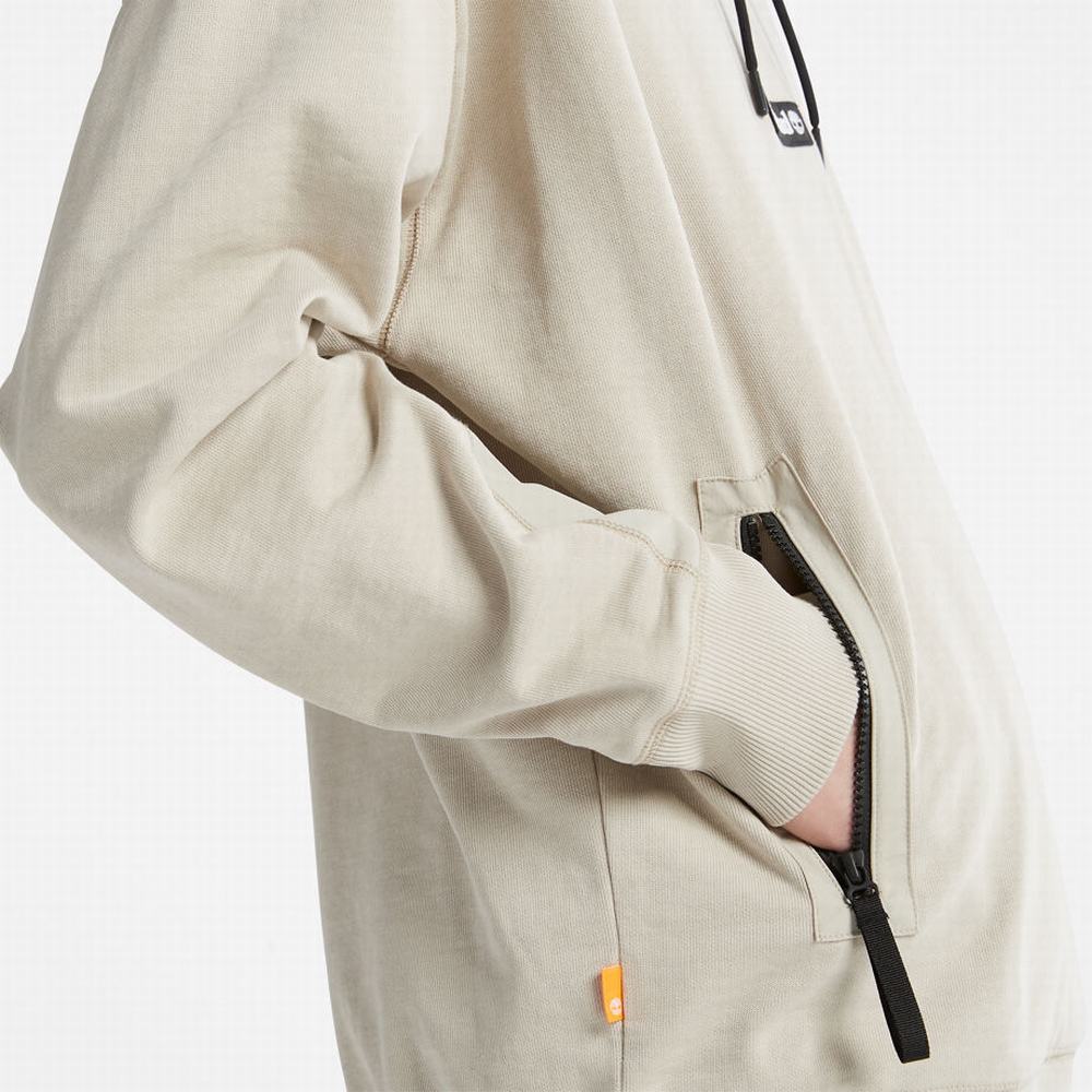 Timberland Heavyweight Kapüşonlu Sweatshirt Erkek Açık Gri | TR-9314W