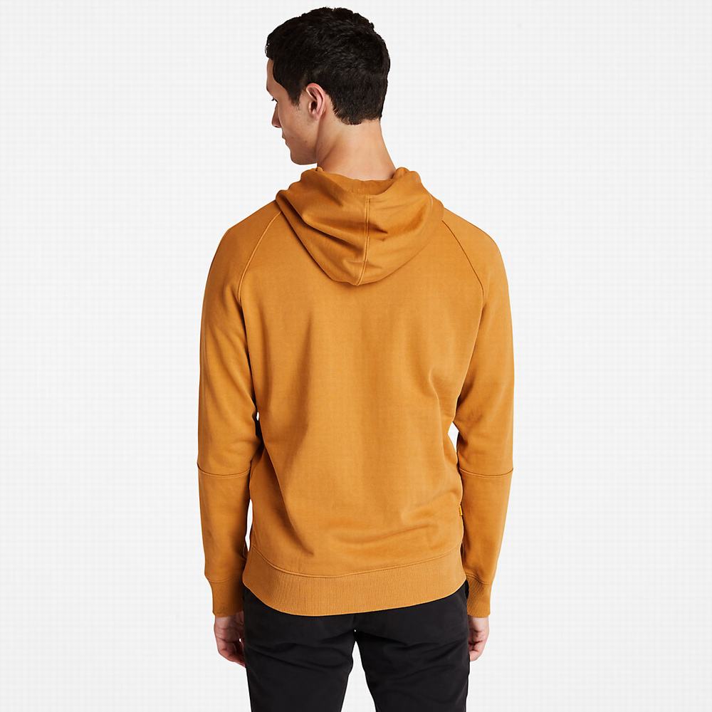 Timberland Heavyweight Logo Kapüşonlu Sweatshirt Kadın Sarı | TR-3946N