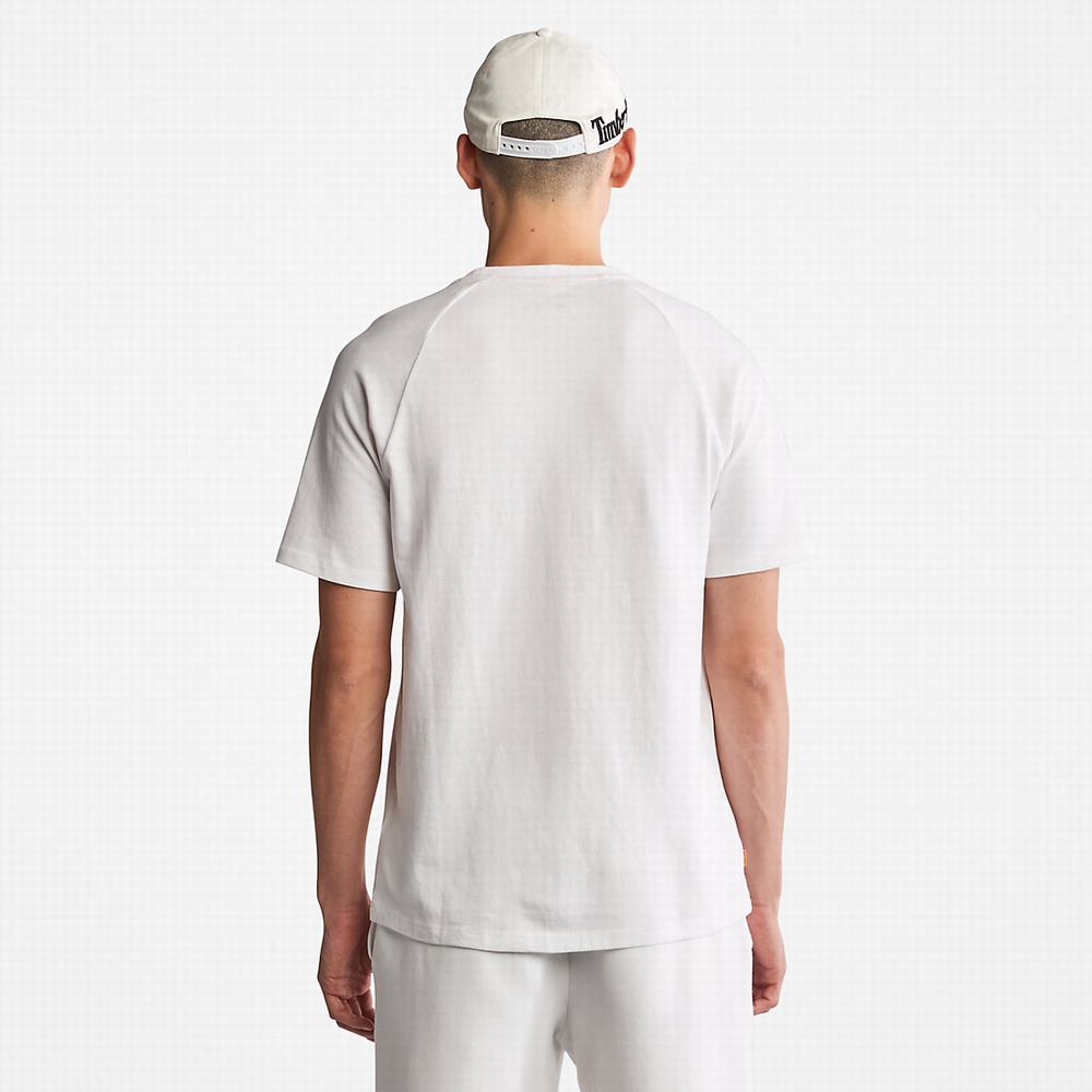Timberland Heavyweight Logo Tişört Erkek Beyaz | TR-6981K