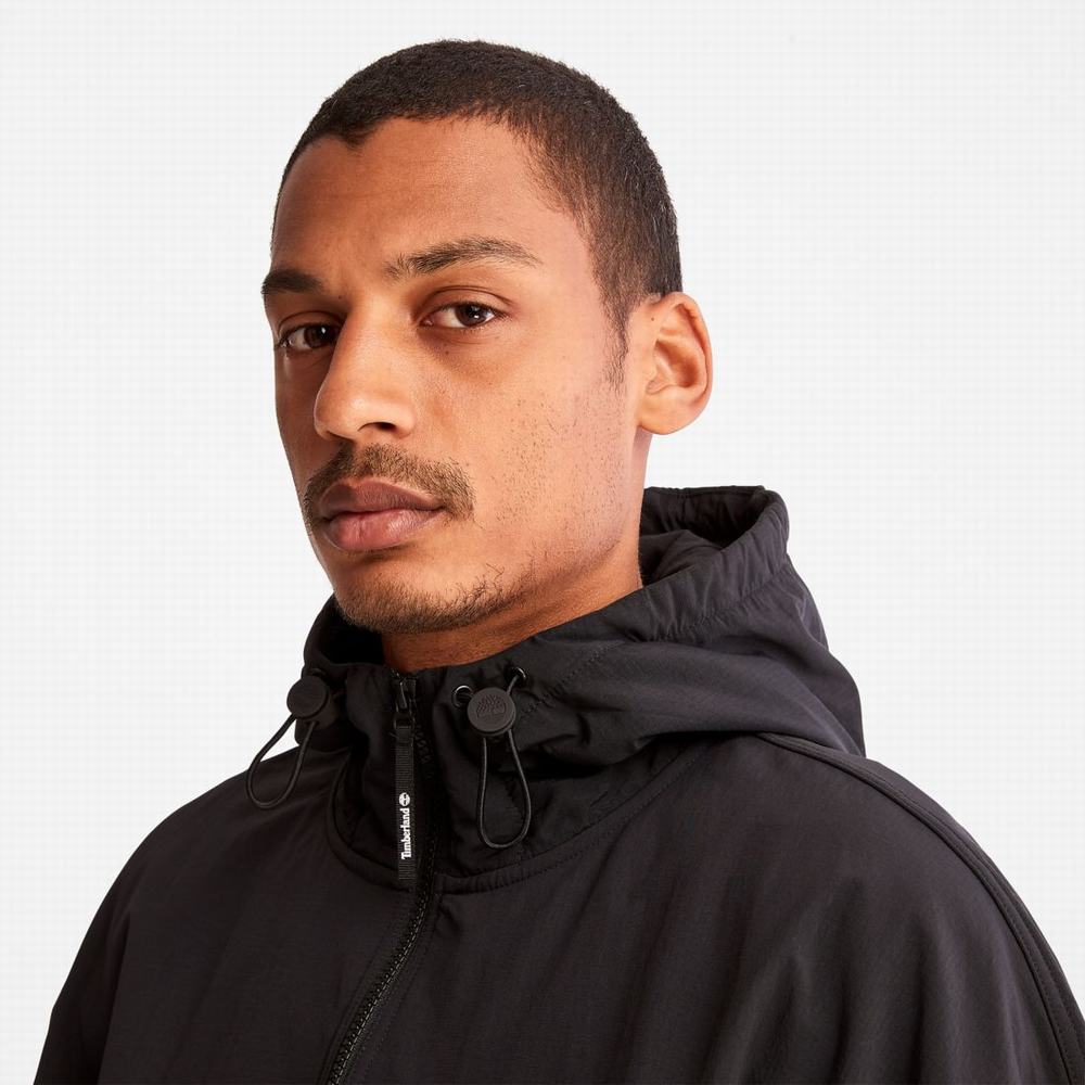 Timberland Hibrit Kapüşonlu Sweatshirt Erkek Siyah Kahverengi | TR-8294T