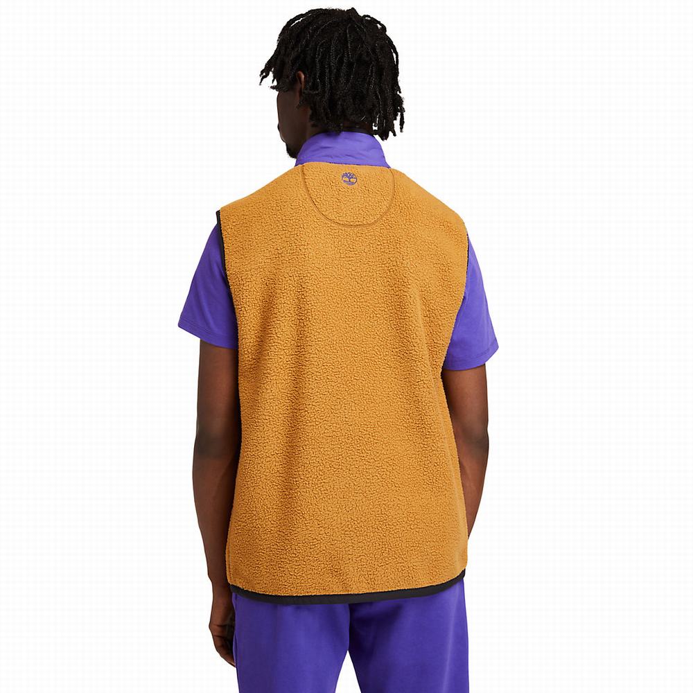 Timberland High-Pile Fleece Yelek Erkek Sarı | TR-0814H