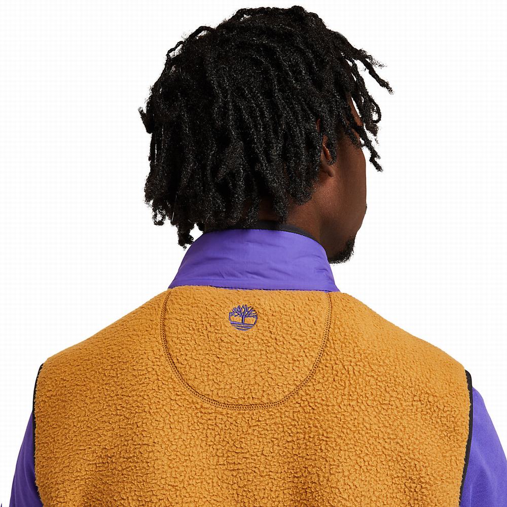 Timberland High-Pile Fleece Yelek Erkek Sarı | TR-0814H