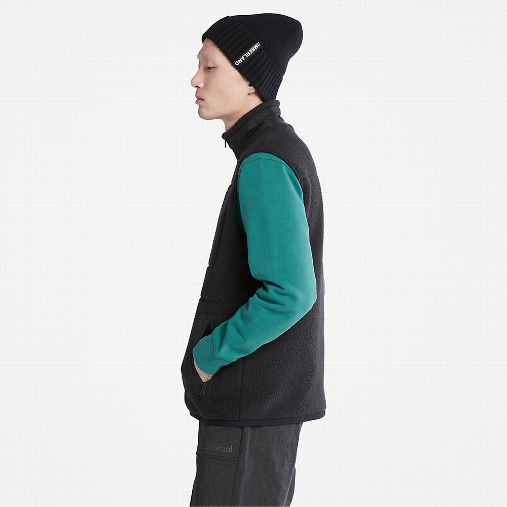 Timberland High-Pile Fleece Yelek Erkek Siyah | TR-1748B