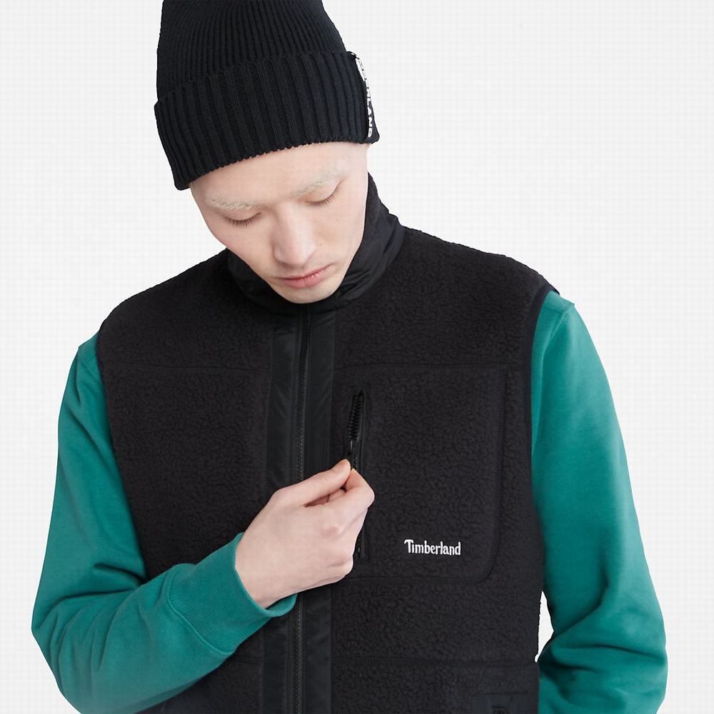 Timberland High-Pile Fleece Yelek Erkek Siyah | TR-1748B