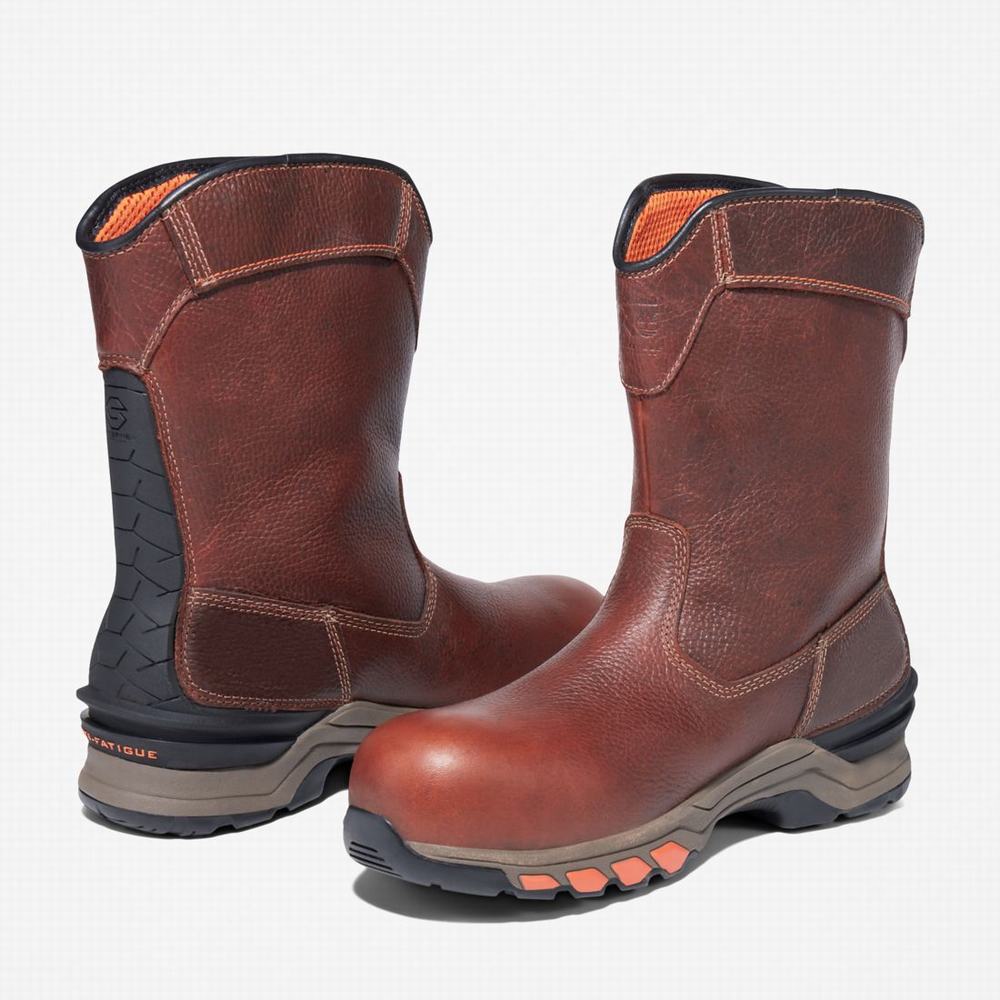 Timberland Hypercharge Pull On Composite Burunlu Waterproof Iş Botu Erkek Kahverengi | TR-0456S