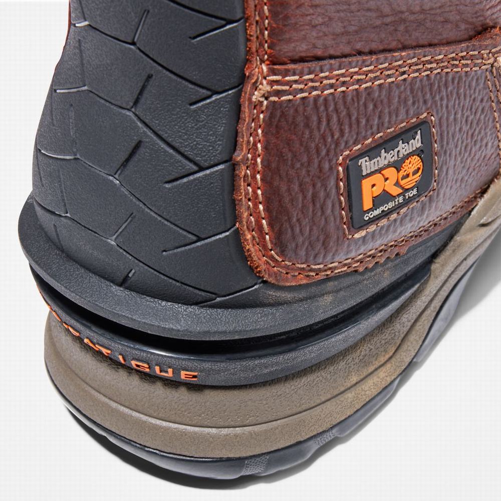 Timberland Hypercharge Pull On Composite Burunlu Waterproof Iş Botu Erkek Kahverengi | TR-0456S