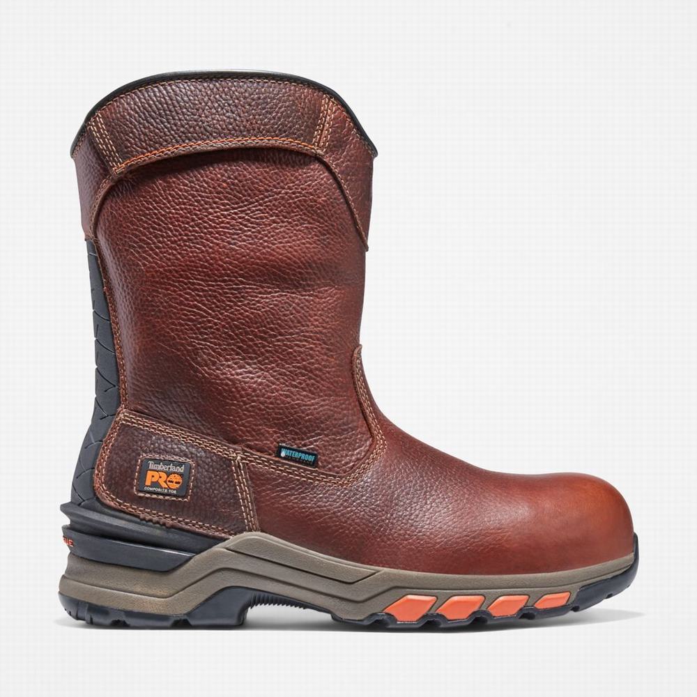 Timberland Hypercharge Pull On Composite Burunlu Waterproof Iş Botu Erkek Kahverengi | TR-0456S