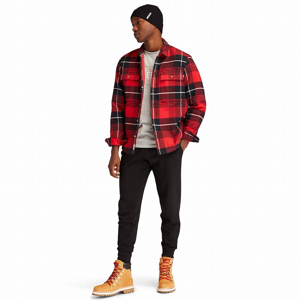 Timberland Insulated Buffalo Ceket Erkek Kırmızı | TR-9602D