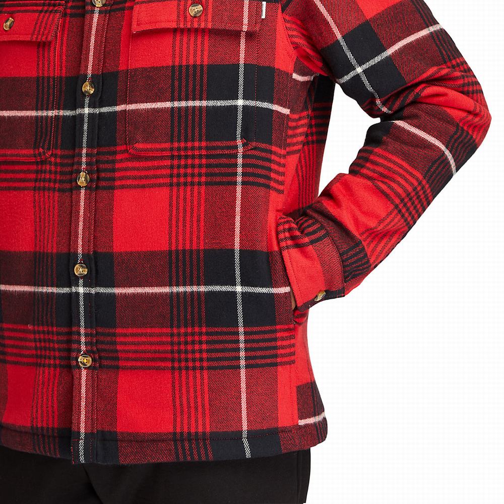 Timberland Insulated Buffalo Ceket Erkek Kırmızı | TR-9602D