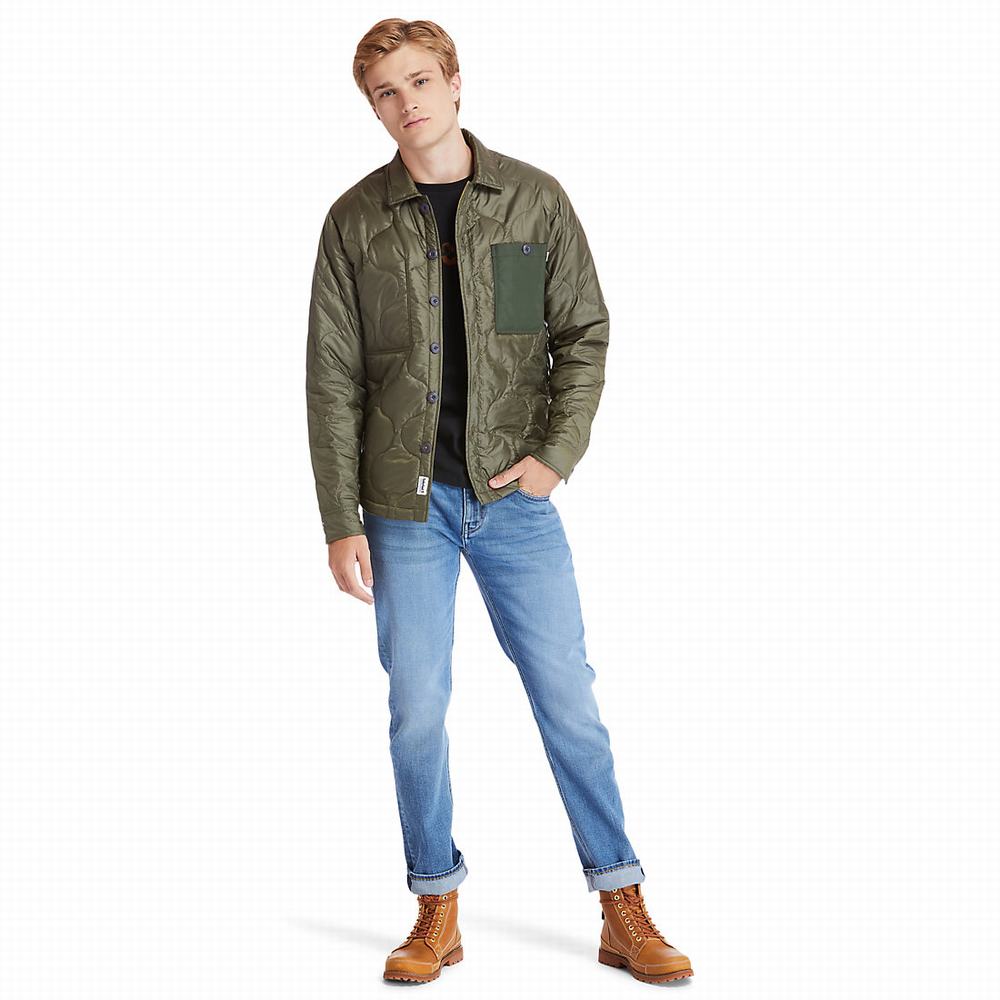 Timberland Insulated Overshirt Ceket Erkek Yeşil | TR-5936T