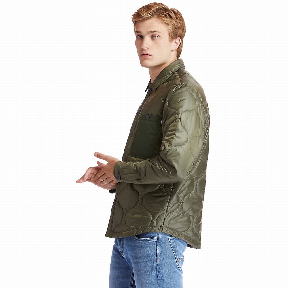 Timberland Insulated Overshirt Ceket Erkek Yeşil | TR-5936T