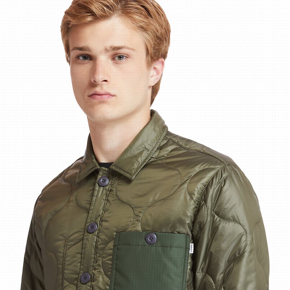 Timberland Insulated Overshirt Ceket Erkek Yeşil | TR-5936T
