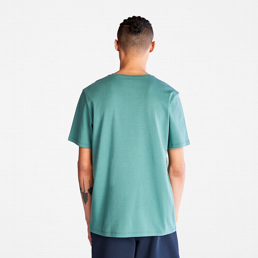 Timberland Interlock TimberFresh™ Tişört Erkek Yeşil | TR-8732Y
