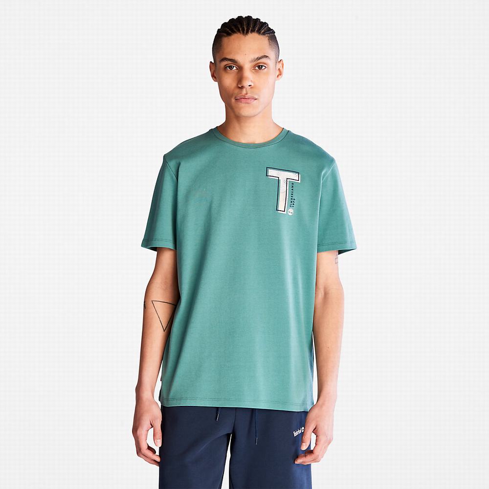 Timberland Interlock TimberFresh™ Tişört Erkek Yeşil | TR-8732Y
