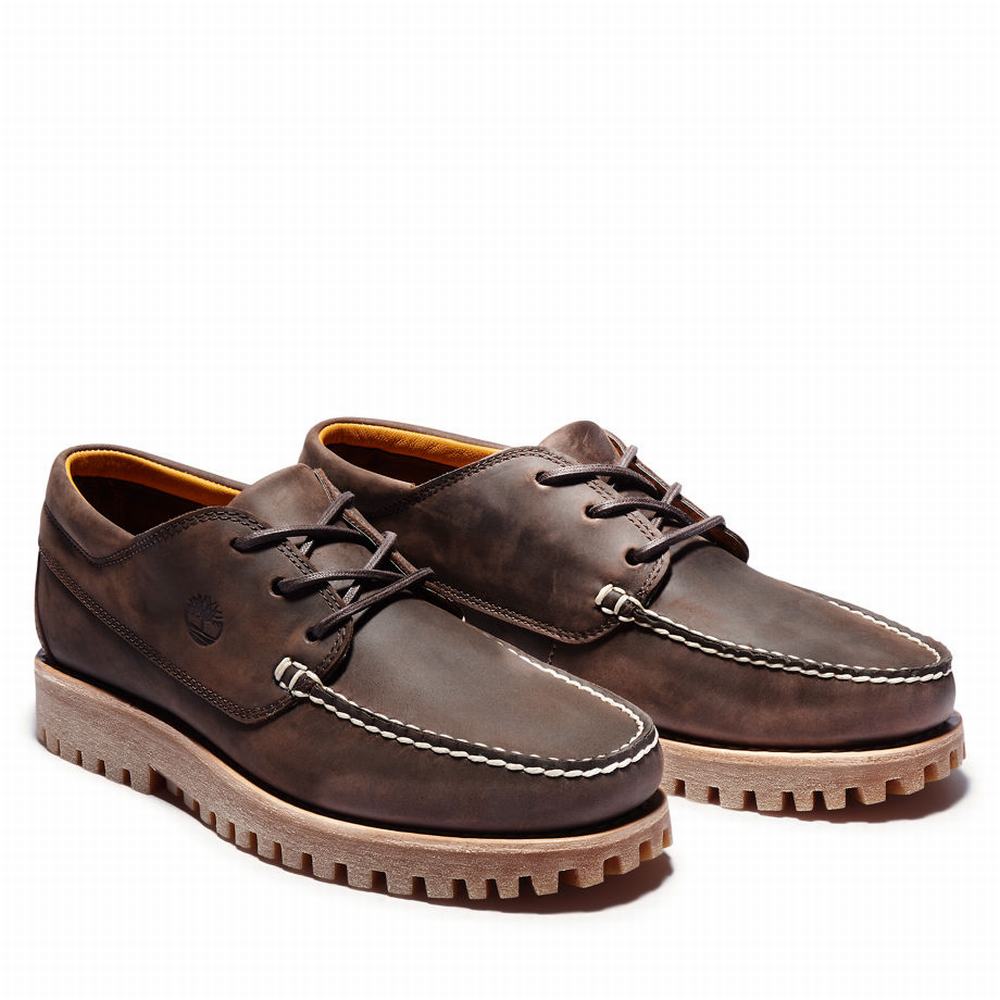 Timberland Jackson's Landing Tekne Ayakkabısı Erkek Kahve | TR-3408R