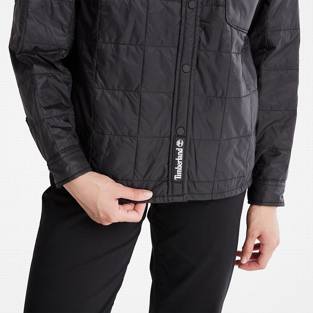 Timberland Kapitone Overshirt Ceket Kadın Siyah | TR-7386K