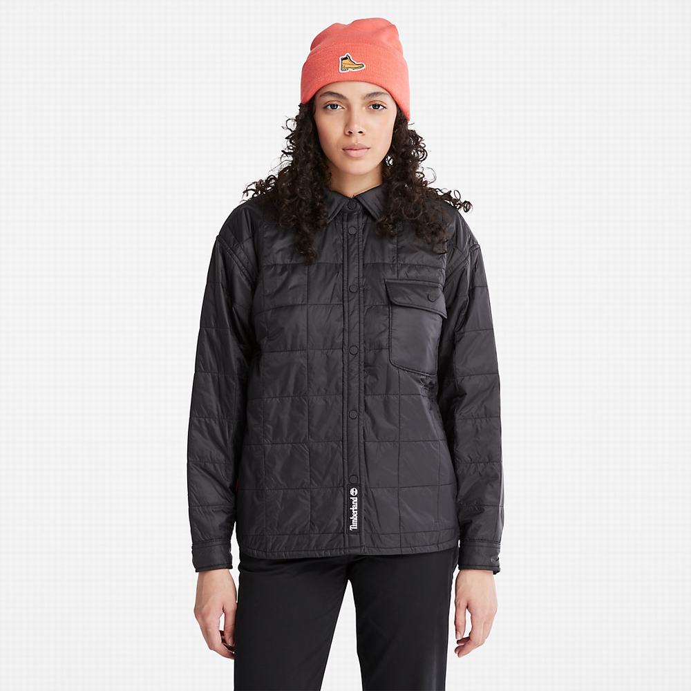Timberland Kapitone Overshirt Ceket Kadın Siyah | TR-7386K