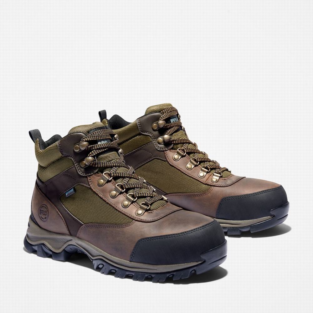 Timberland Keele Ridge Steel Burunlu Waterproof Iş Botu Erkek Kahverengi | TR-2184G
