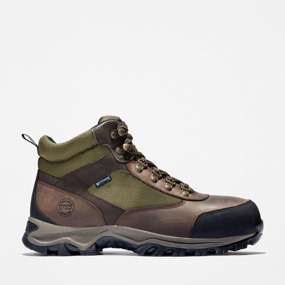 Timberland Keele Ridge Steel Burunlu Waterproof Iş Botu Erkek Kahverengi | TR-2184G