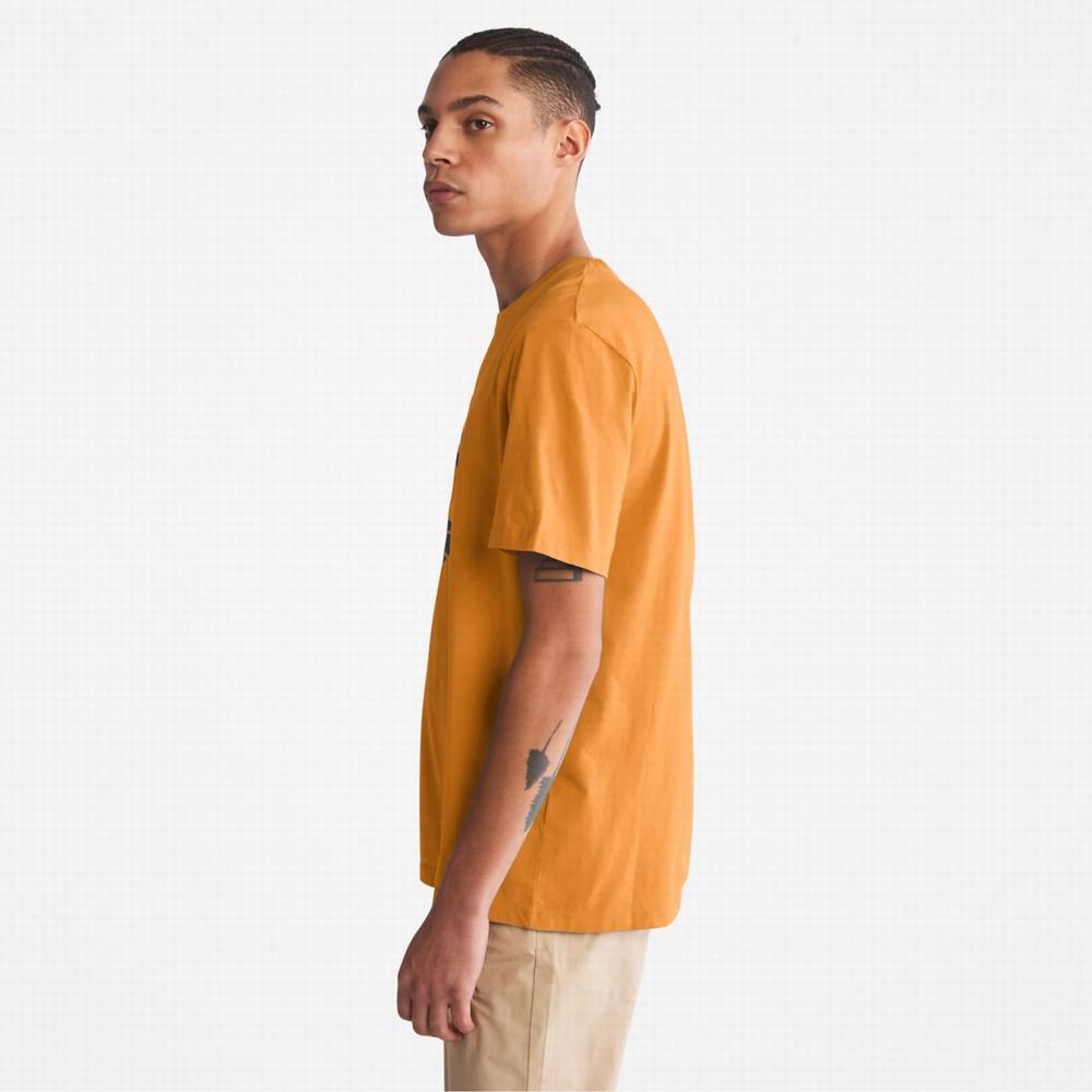 Timberland Kennebec River Tree-Logo Tee Tişört Erkek Kahverengi | TR-5697T