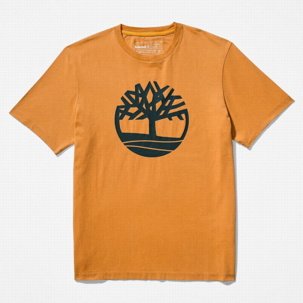 Timberland Kennebec River Tree-Logo Tee Tişört Erkek Kahverengi | TR-5697T