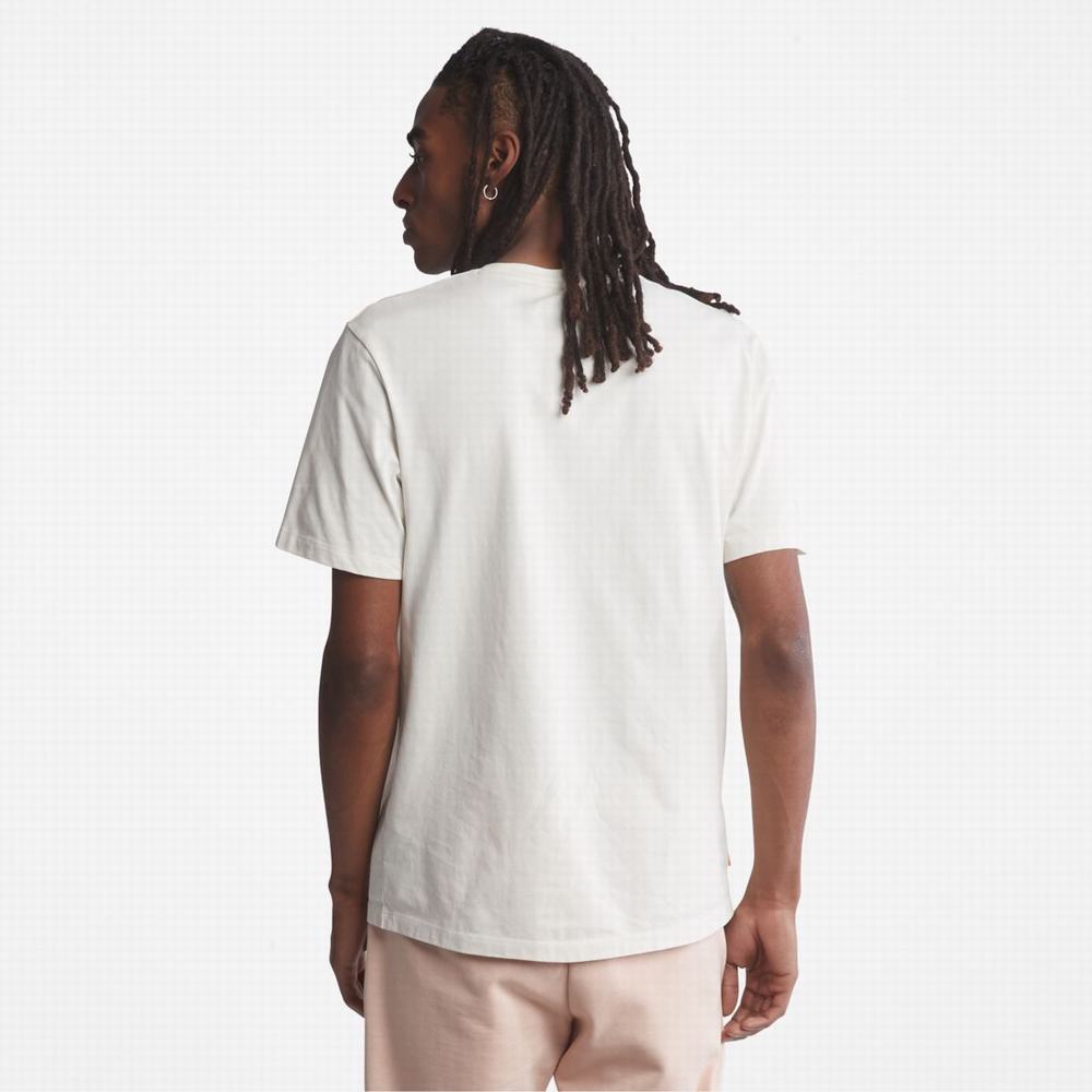 Timberland Kennebec River Tree-Logo Tee Tişört Erkek Beyaz | TR-6019W