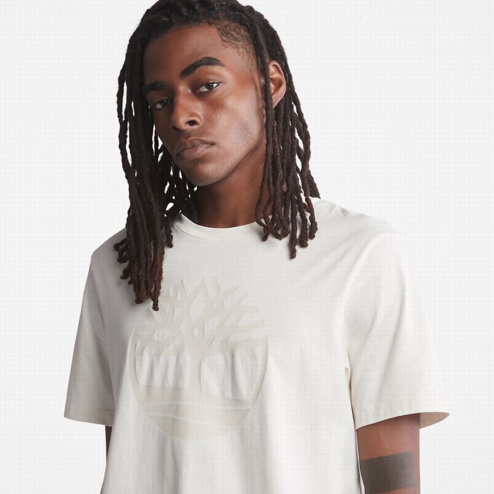 Timberland Kennebec River Tree-Logo Tee Tişört Erkek Beyaz | TR-6019W