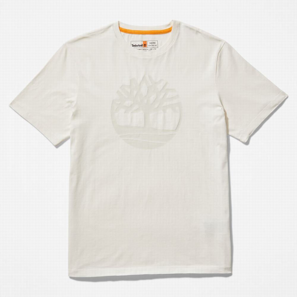 Timberland Kennebec River Tree-Logo Tee Tişört Erkek Beyaz | TR-6019W