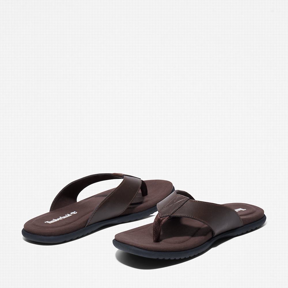 Timberland Kesler Cove Burunlu-bar Sandalet Erkek Koyu Kahverengi | TR-4208G