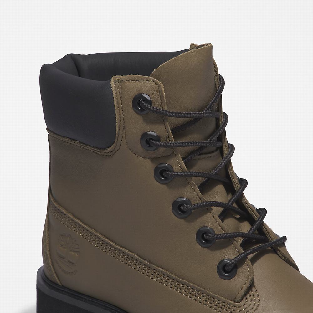 Timberland Kinsley 6 Inch Topuklu Bot Kadın Yeşil | TR-2815T