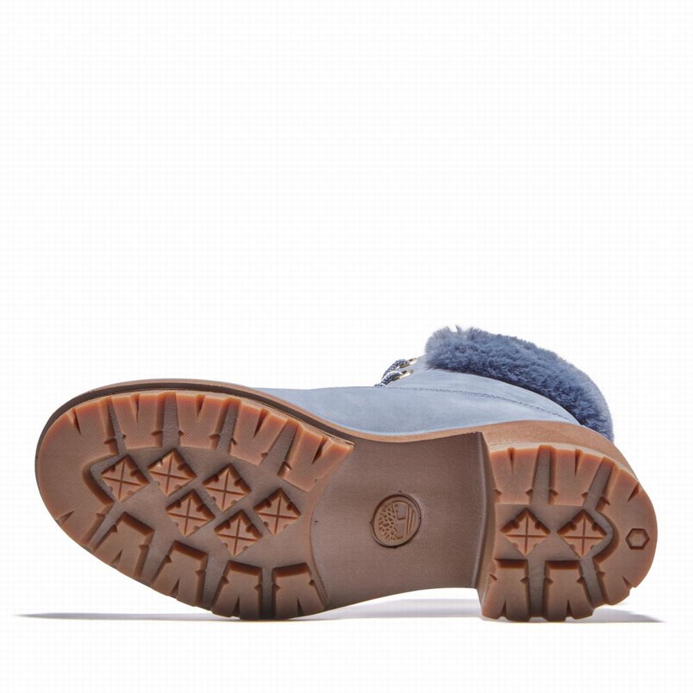 Timberland Kinsley 6-Inch Waterproof Bot Kadın Mavi Gri | TR-4537W