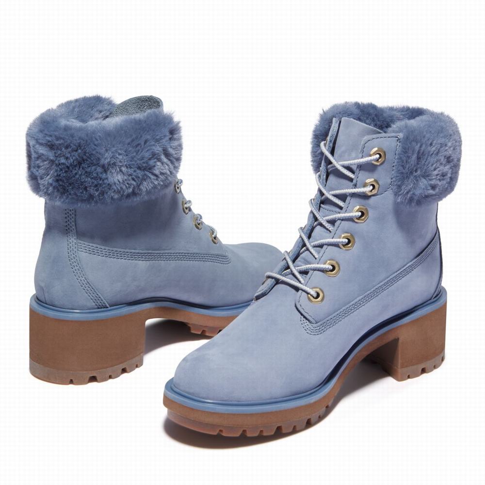 Timberland Kinsley 6-Inch Waterproof Bot Kadın Mavi Gri | TR-4537W