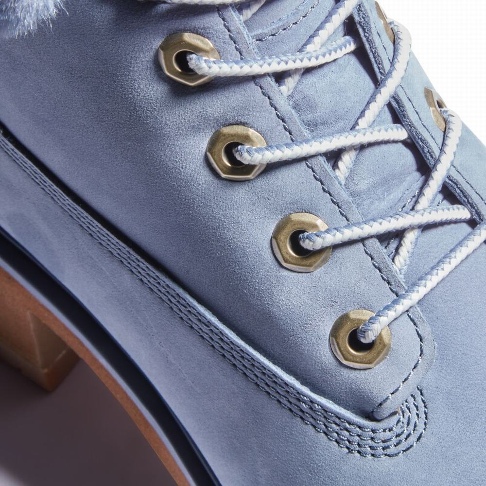 Timberland Kinsley 6-Inch Waterproof Bot Kadın Mavi Gri | TR-4537W