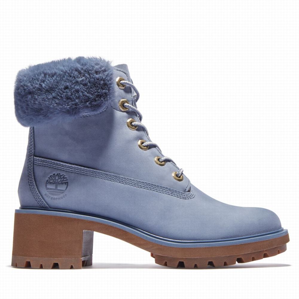 Timberland Kinsley 6-Inch Waterproof Bot Kadın Mavi Gri | TR-4537W
