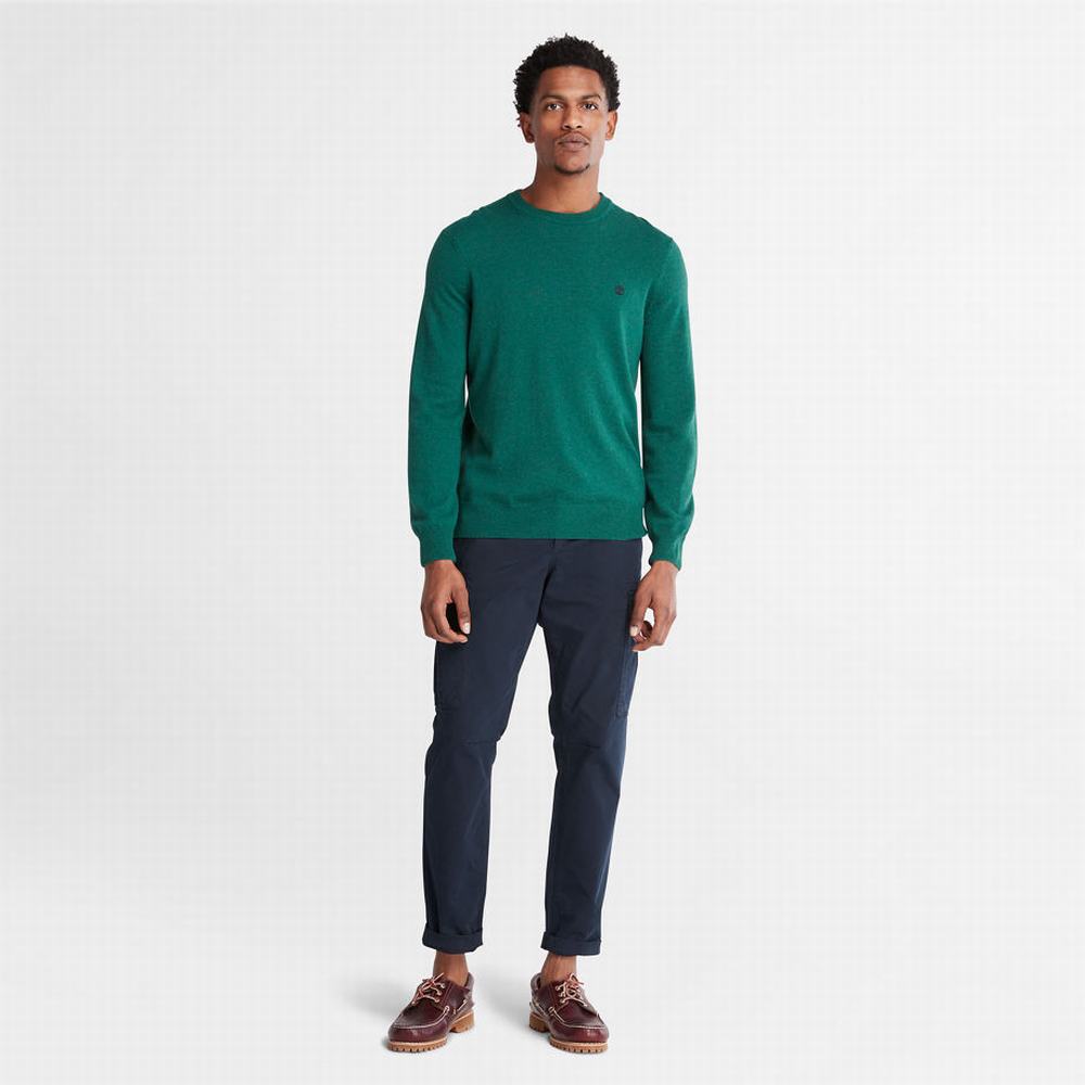 Timberland Knox River Crewneck Süveter Erkek Yeşil | TR-3795H
