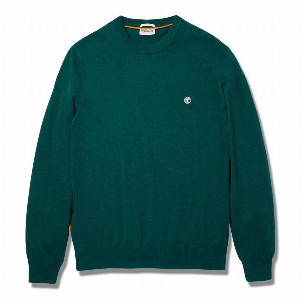 Timberland Knox River Crewneck Süveter Erkek Yeşil | TR-4837Y
