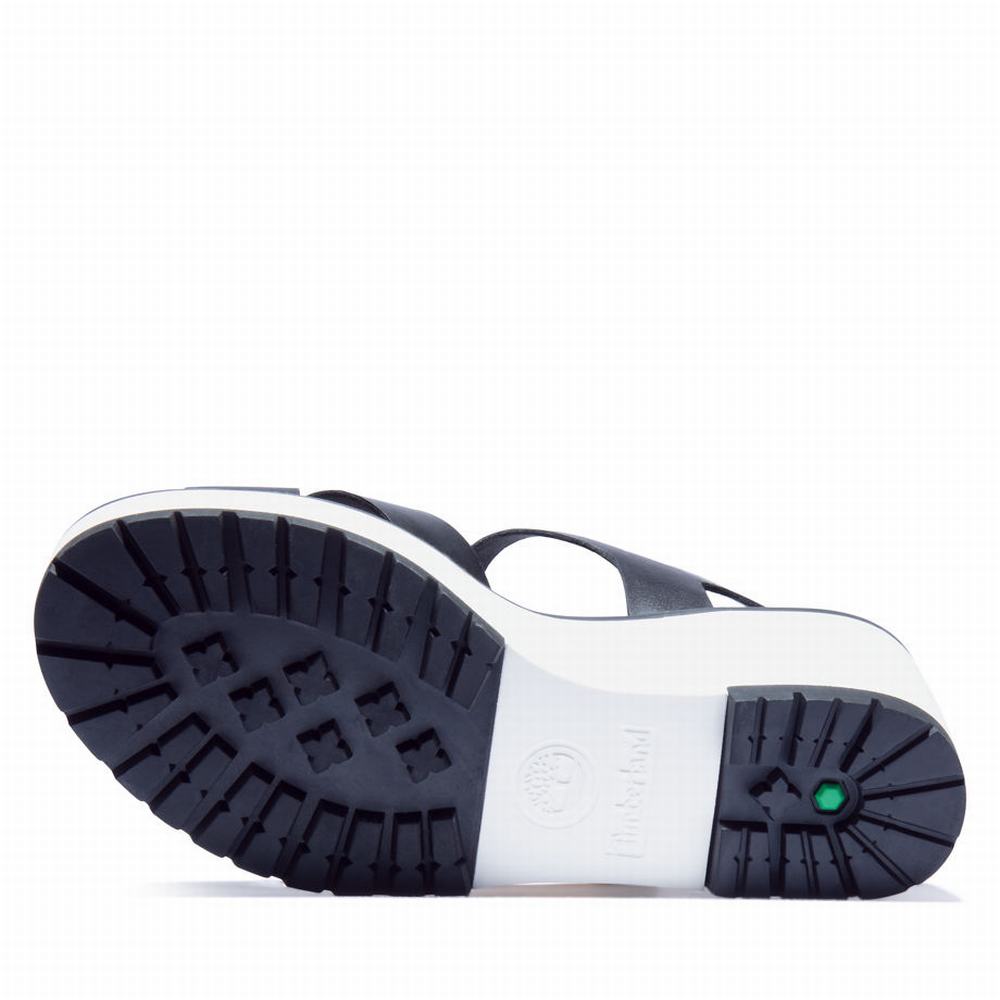 Timberland Koralyn Wedge Sandalet Kadın Siyah | TR-1347S