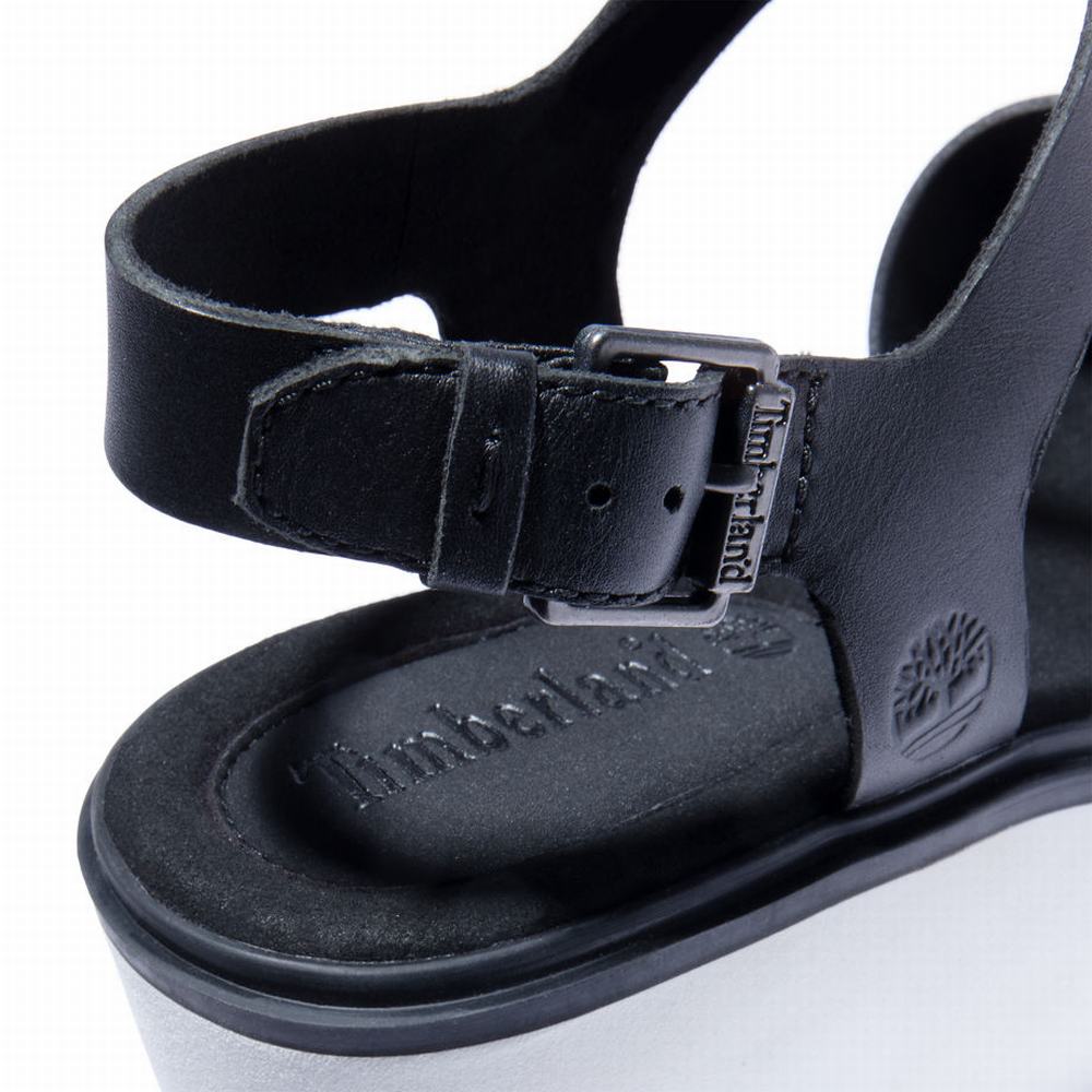 Timberland Koralyn Wedge Sandalet Kadın Siyah | TR-1347S