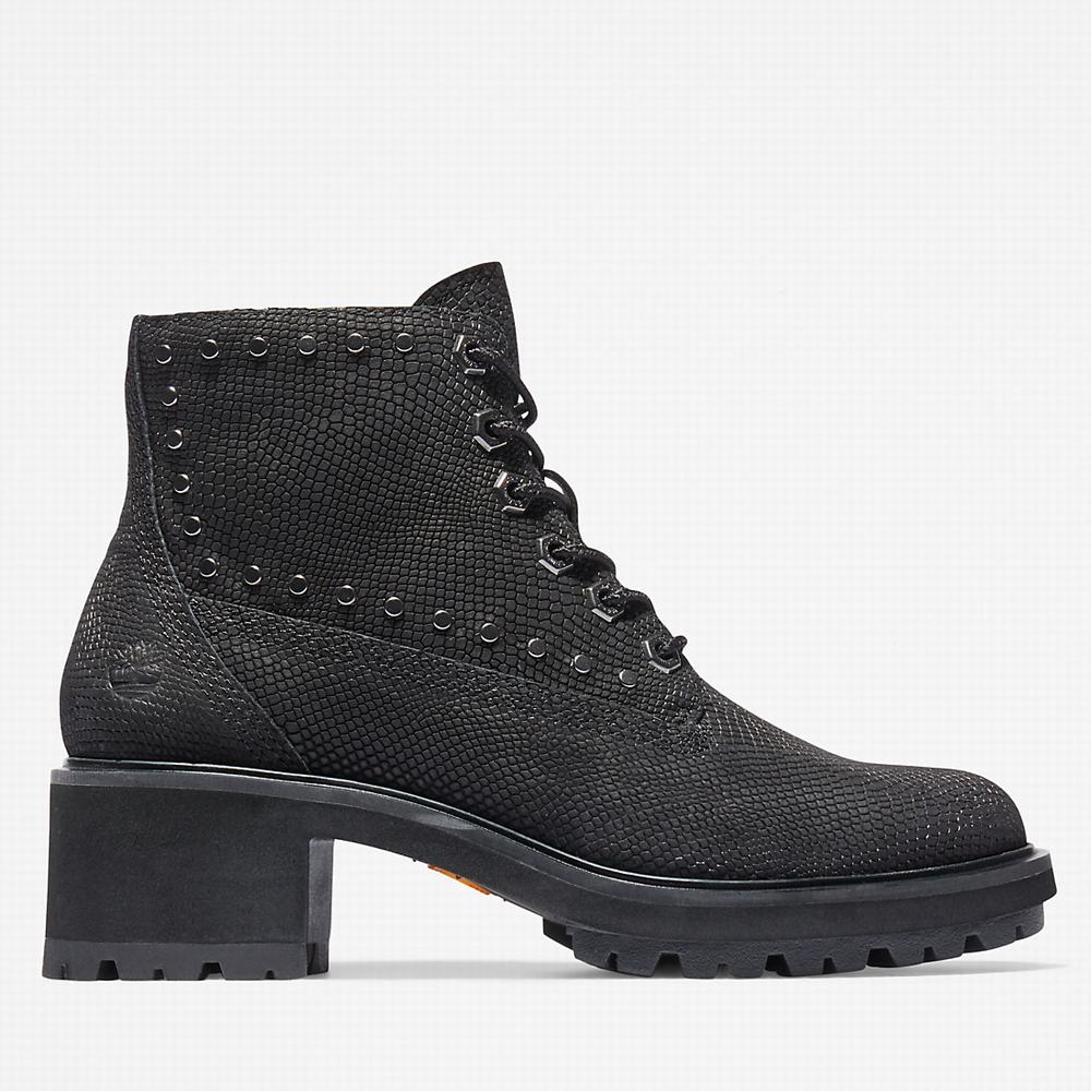 Timberland Kori Park 6 Inch Lace-Up Bot Kadın Siyah | TR-8971D