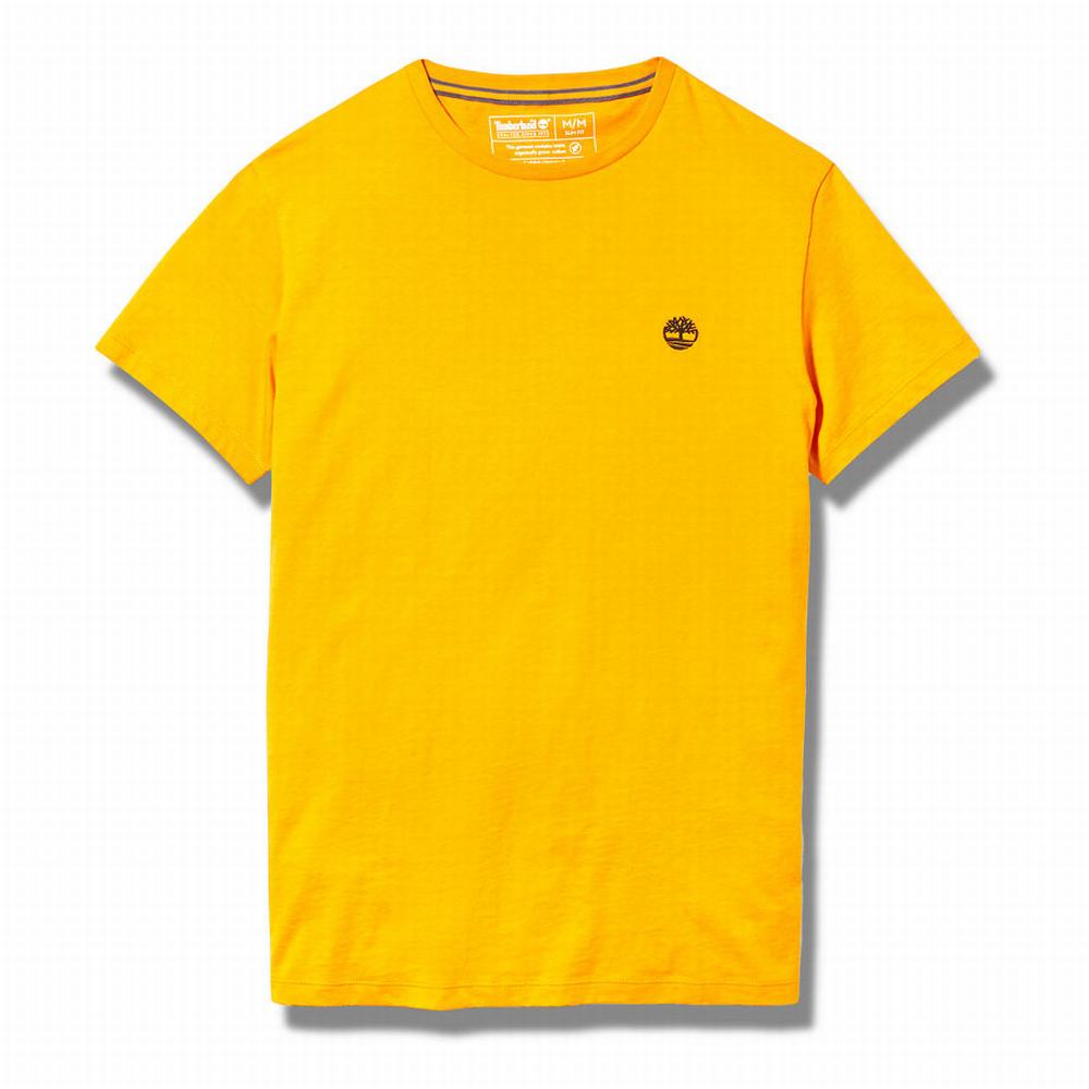 Timberland Kısa Sleeve Slim Logo Tee Tişört Erkek Turuncu | TR-1598V
