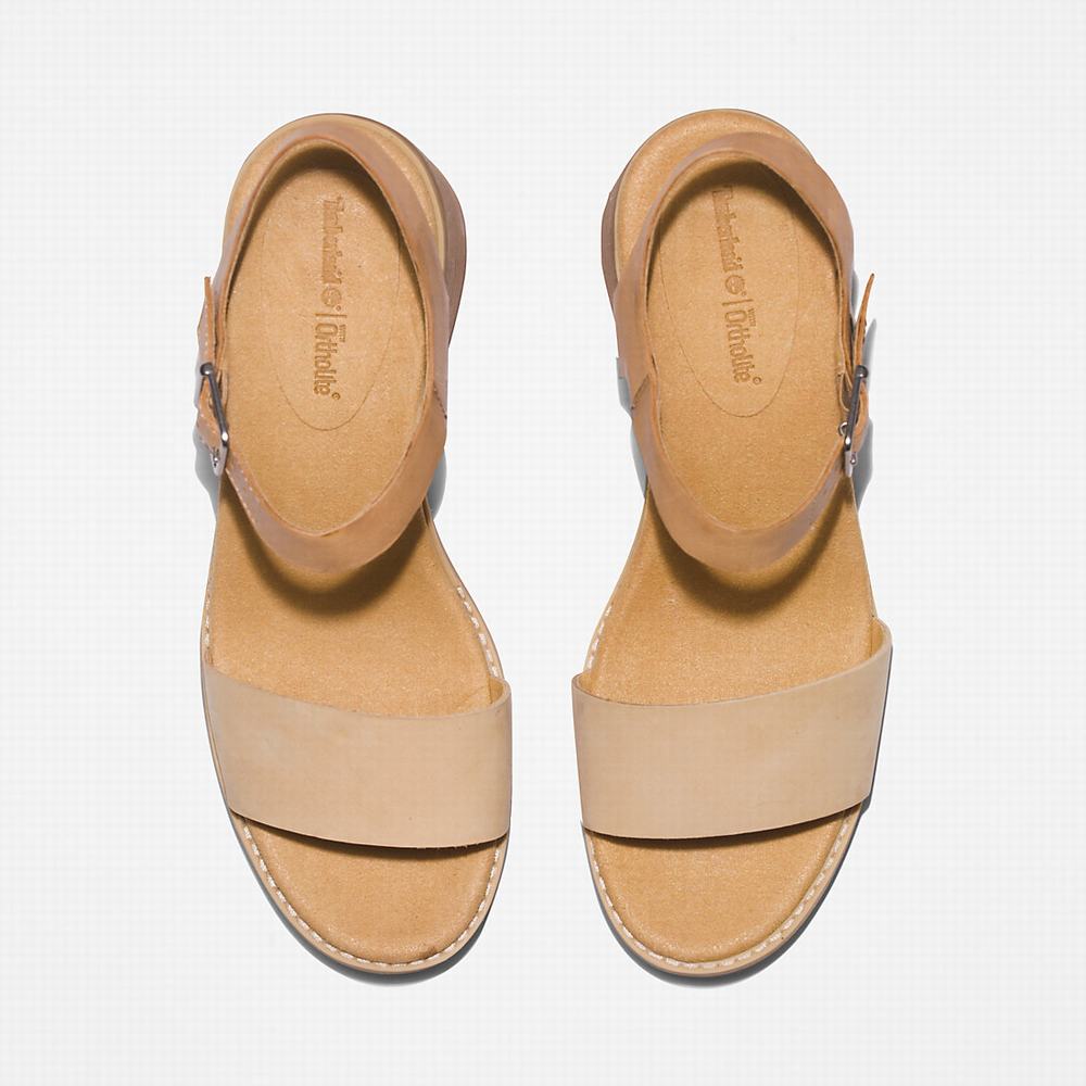 Timberland Laguna Shore Sandalet Kadın Bej Rengi | TR-1349B