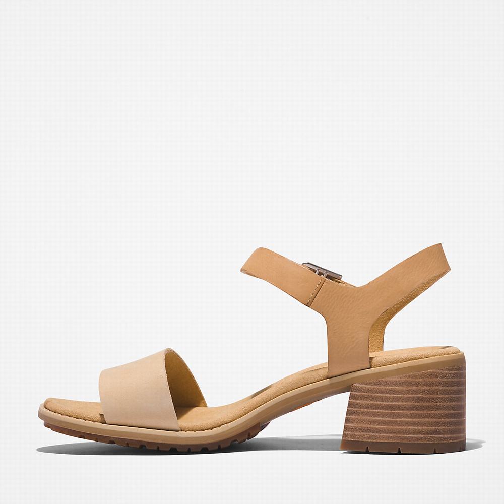 Timberland Laguna Shore Sandalet Kadın Bej Rengi | TR-1349B