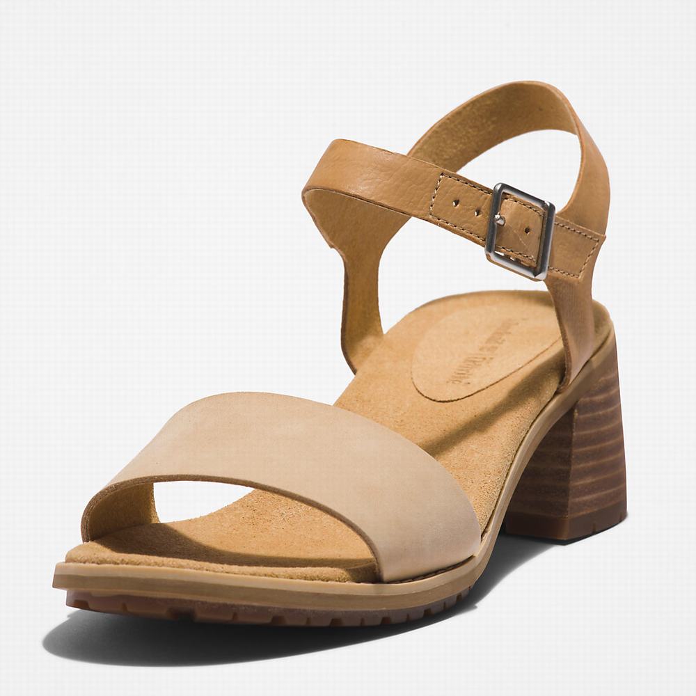 Timberland Laguna Shore Sandalet Kadın Bej Rengi | TR-1349B
