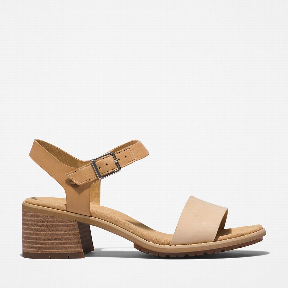 Timberland Laguna Shore Sandalet Kadın Bej Rengi | TR-1349B