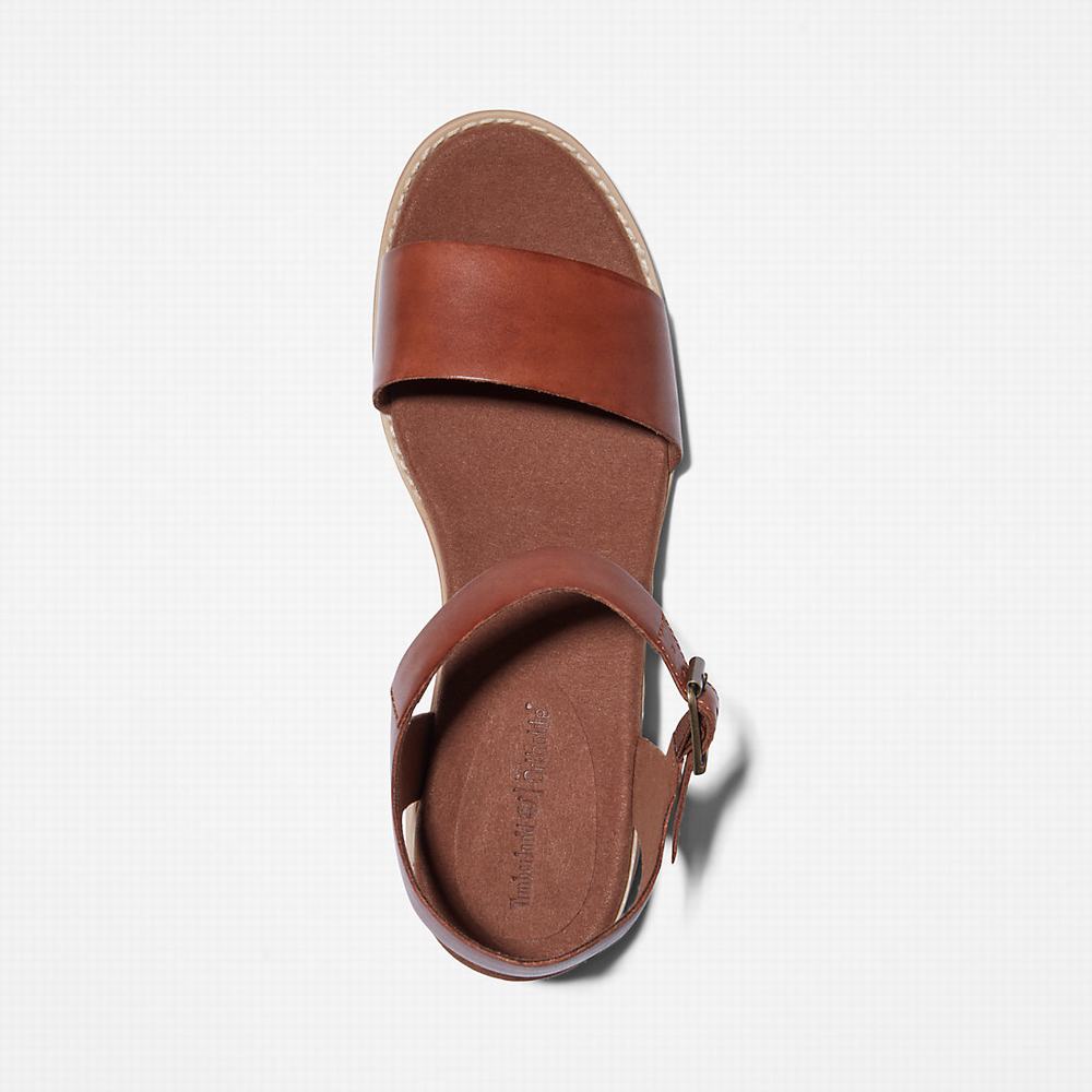 Timberland Laguna Shore Sandalet Kadın Kahverengi | TR-6325C