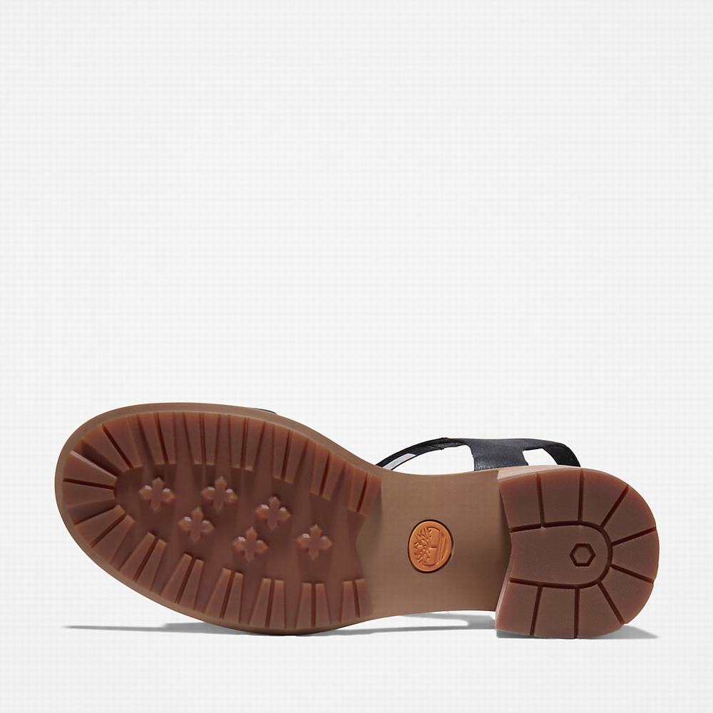 Timberland Laguna Shore Sandalet Kadın Siyah | TR-8347V