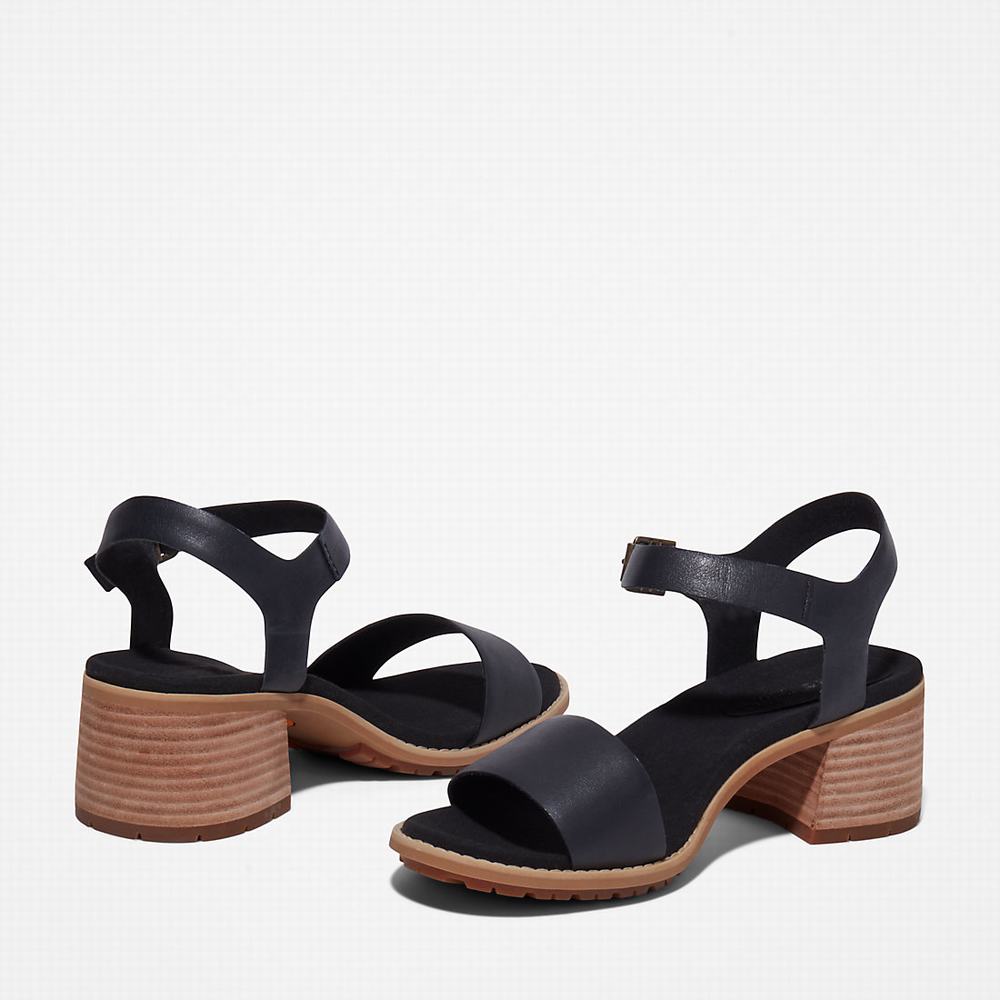 Timberland Laguna Shore Sandalet Kadın Siyah | TR-8347V