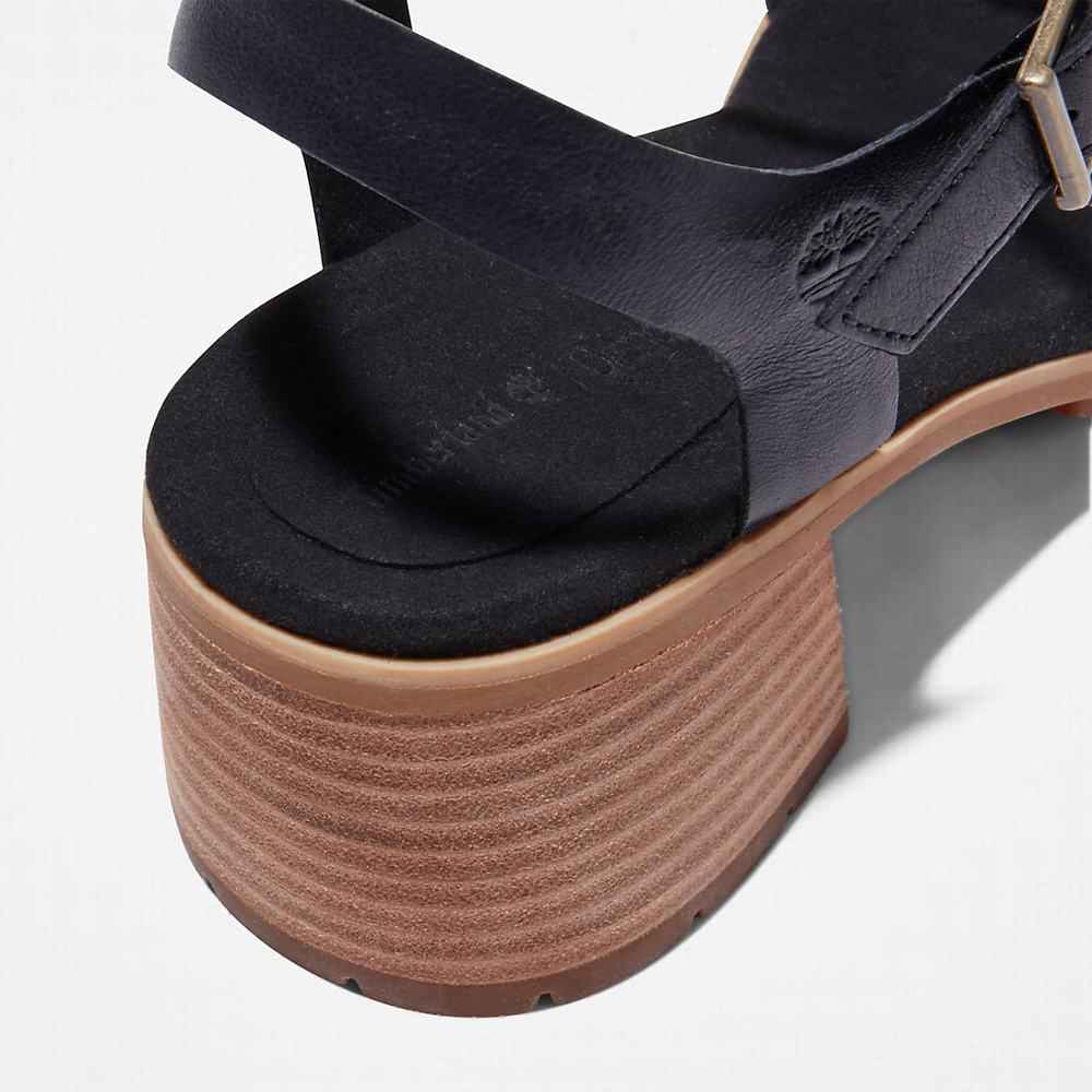 Timberland Laguna Shore Sandalet Kadın Siyah | TR-8347V